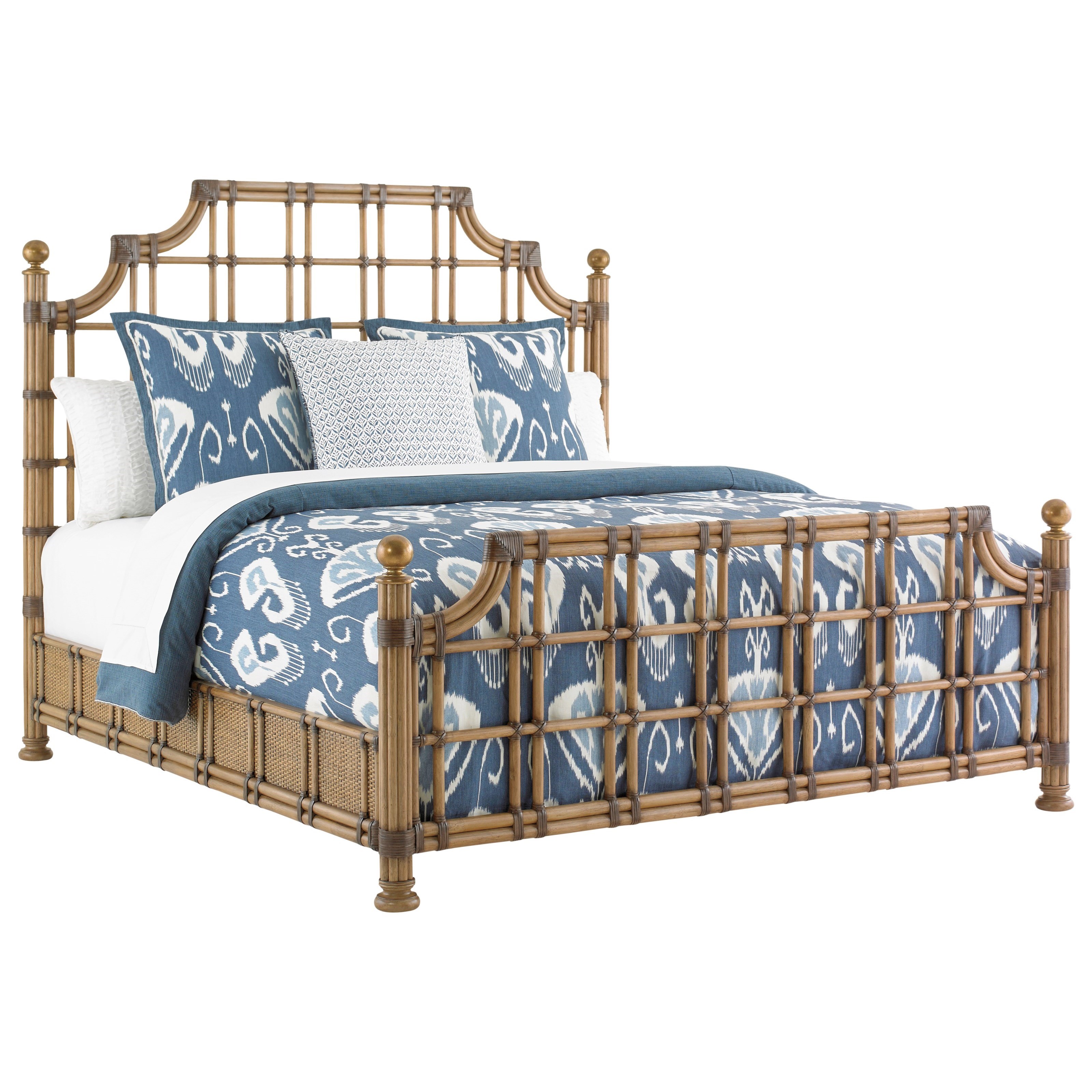 Twin discount rattan bed